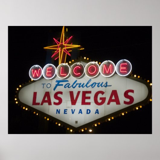 Welcome to Fabulous Las Vegas Posterプリント ポスター (正面)