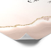 Welcome to First Holy Communion Pink Agate Gold ポスター (角)