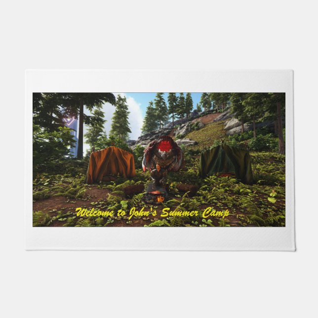 Welcome to John's Summer Camp ドアマット (正面)