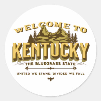 Welcome to Kentucky ラウンドシール