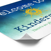 Welcome to Kindergarten Door Poster ポスター (角)