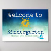 Welcome to Kindergarten Door Poster ポスター (正面)