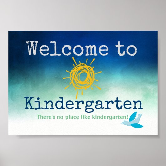 Welcome to Kindergarten Door Poster ポスター (正面)