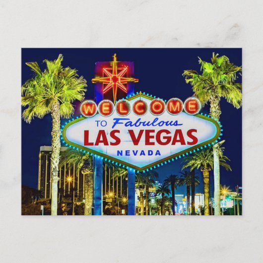 Welcome to Las Vegas Postcard ポストカード (正面)