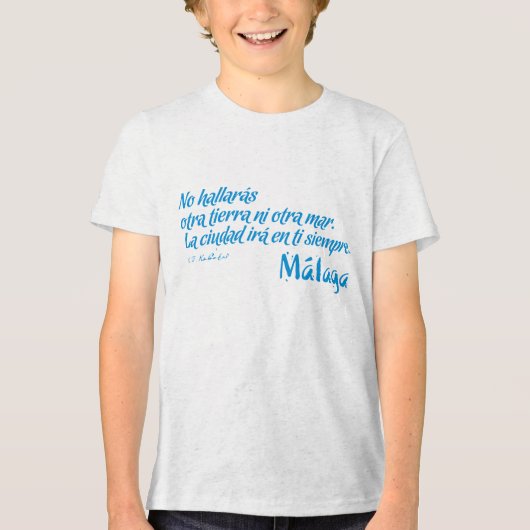 Welcome to Malaga 6: La ciudad irá en ti siempre トライブレンドＴシャツ (正面)