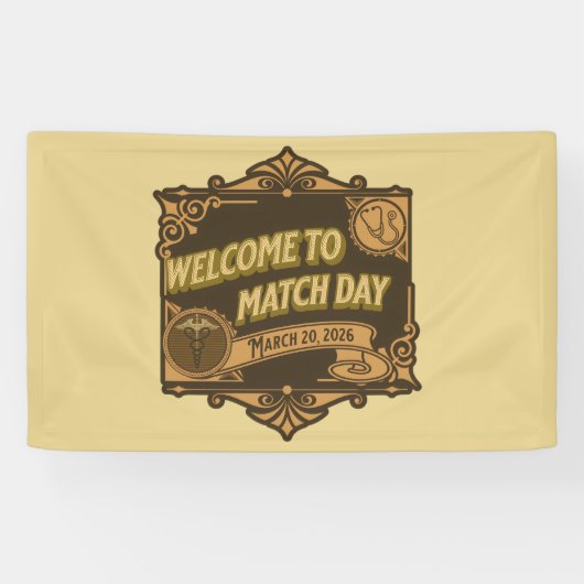 Welcome to Match Day 2026 Celebration Party 横断幕 (横)