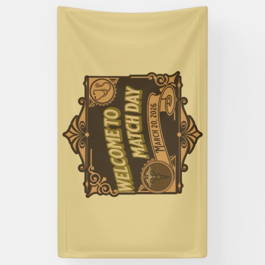 Welcome to Match Day 2026 Celebration Party 横断幕 (縦)