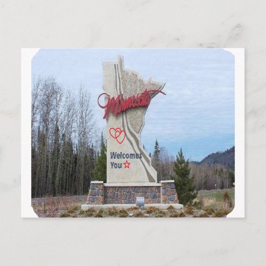 Welcome-to-Minnesota-Wide.png ポストカード (正面)