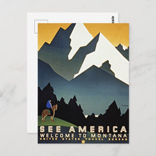 Welcome to Montana, ポストカード (正面/裏面)