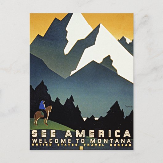 Welcome to Montana, ポストカード (正面)