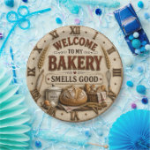 Welcome to My Bakery Baker Gift ペーパープレート (パーティー)