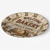 Welcome to My Bakery Baker Gift ペーパープレート (アングル)