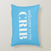 Welcome to my Crib I'll ストップもし Blue Boy アクセントクッション (正面(垂直))