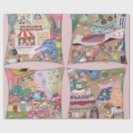 Welcome to My LALATOWN Wrapping Paper 2 ラッピングペーパー