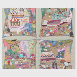 Welcome to My LALATOWN Wrapping Paper 3 ラッピングペーパー