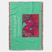 Welcome to My Planet スローブランケット (正面縦)