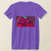 Welcome to My Planet Tシャツ (レイダウン裏面)