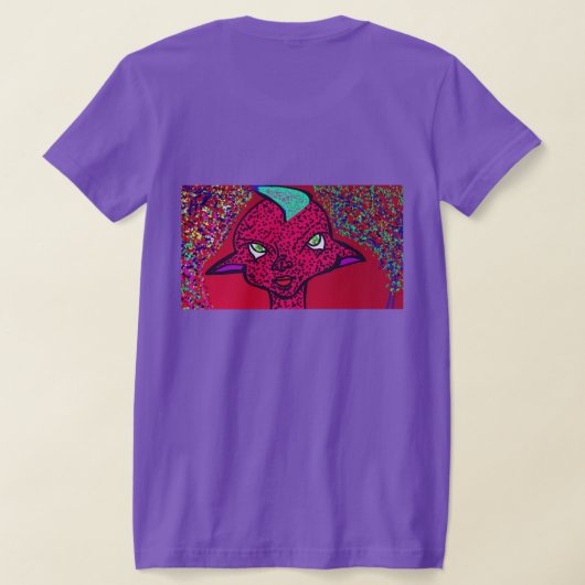 Welcome to My Planet Tシャツ (レイダウン裏面)