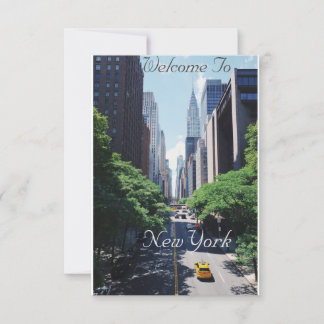 Welcome To New York USAポストカード
