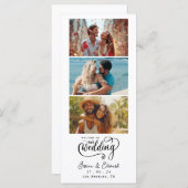 Welcome to Our結婚's Photo Collage Chic ミニマル (正面/裏面)