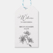 Welcome To Our 結婚 Photo結婚式の引き出物 ギフトタグ (正面)