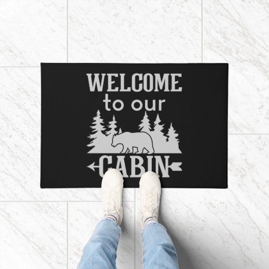 Welcome To Our Cabin  ドアマット (室内)