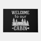 Welcome To Our Cabin  ドアマット (正面)