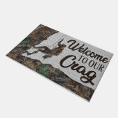 Welcome to our drag retro doormat ドアマット (アングル)