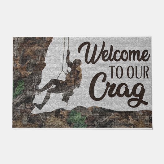 Welcome to our drag retro doormat ドアマット (正面)