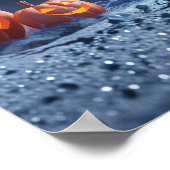 Welcome to Our Enchanted Halloween – Cute Ghost Po ポスター (角)