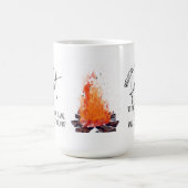 Welcome to Our Firepit コーヒーマグカップ (中央)