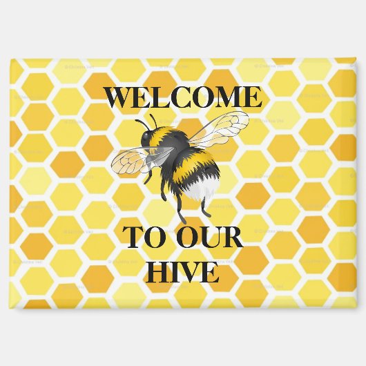 welcome to our hive マグネット (正面)