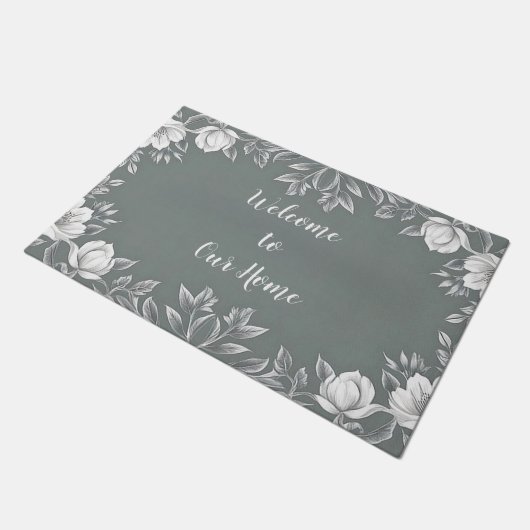 Welcome to Our Home Format ドアマット (アングル)