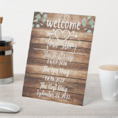 Welcome to Our Love Story カスタム Sign 台座サイン (インサイチュ)