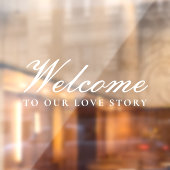 Welcome to Our Love Story クラシック Script 結婚's ウィンドウサイン (シート2)