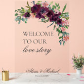 Welcome to Our Love Story 結婚's アクリルサイン
