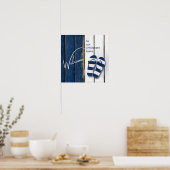 Welcome to our Retirement Home Coastal Themed ポスター (キッチン)