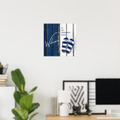 Welcome to our Retirement Home Coastal Themed ポスター (ホームオフィス)