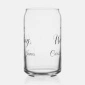 Welcome to Our Wedding  Add Name  ガラス缶 (右)