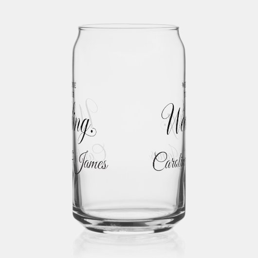 Welcome to Our Wedding  Add Name  ガラス缶 (右)