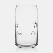 Welcome to Our Wedding  Add Name  ガラス缶 (左)