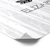 Welcome to our Wedding Rustic Watercolor Reindeer ポスター (角)