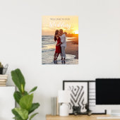 Welcome to our wedding sign poster ポスター (ホームオフィス)