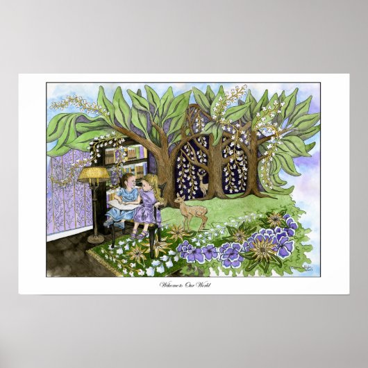 Welcome to Our World Posterプリント ポスター (正面)