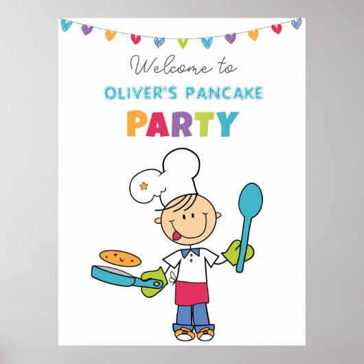 Welcome to Pancake Party Poster ポスター (正面)