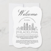 Welcome to Philadelphia | Guest Information 招待状 (正面)