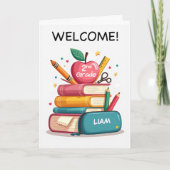 Welcome to Second Grade from Teacher Personalize カード (正面)