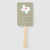 Welcome to Texas Wedding Party Custom ハンドファン (正面)