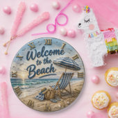 Welcome to the Beach Coastal ペーパープレート (パーティー)