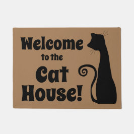 Welcome to the Cat おもしろい House Doormat ドアマット